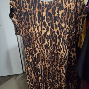 Leopard Print Women's Dress